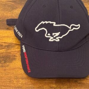 Rare Ford Performance Mustang 24H Le‎ Mans 2024 Hat 15-16 Juin Black Cap